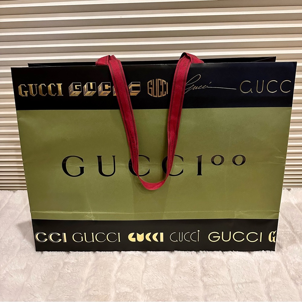 Gucci 100th Anniversary Limited Edition Shopping Bag - Picture 2 of 5